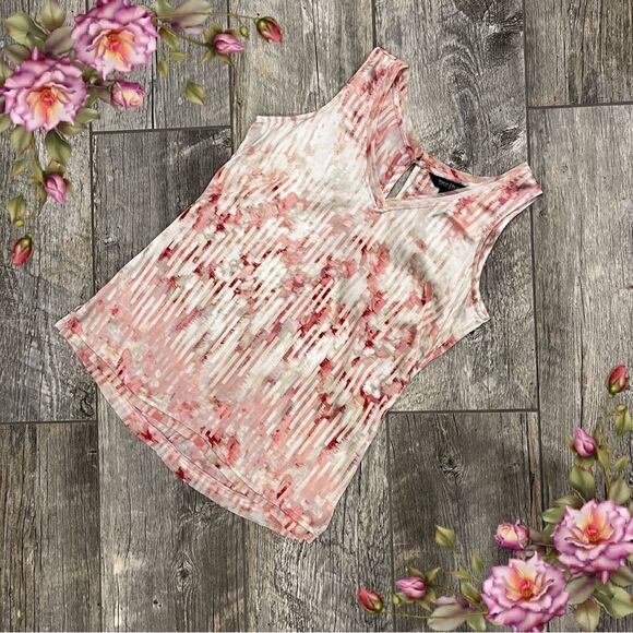 White House Black Market Tops - ‎WHBM striped sleeveless top